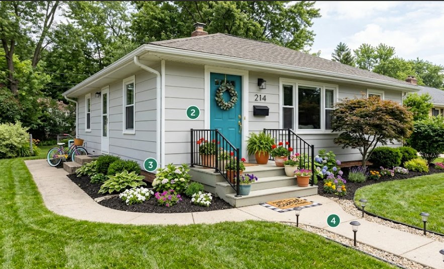 Curb Appeal on a Budget: What Buyers Notice in the First 8 Seconds